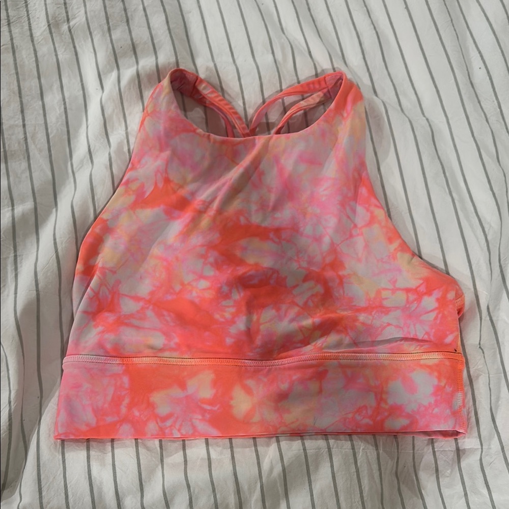 lululemon athletica Pink and Orange Sports Bra
